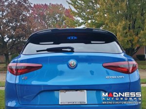 Alfa Romeo Stelvio Roof Spoiler - Carbon Fiber - Feroce Carbon Alfa Romeo Stelvio Roof Spoiler - Carbon Fiber - Feroce Carbon
